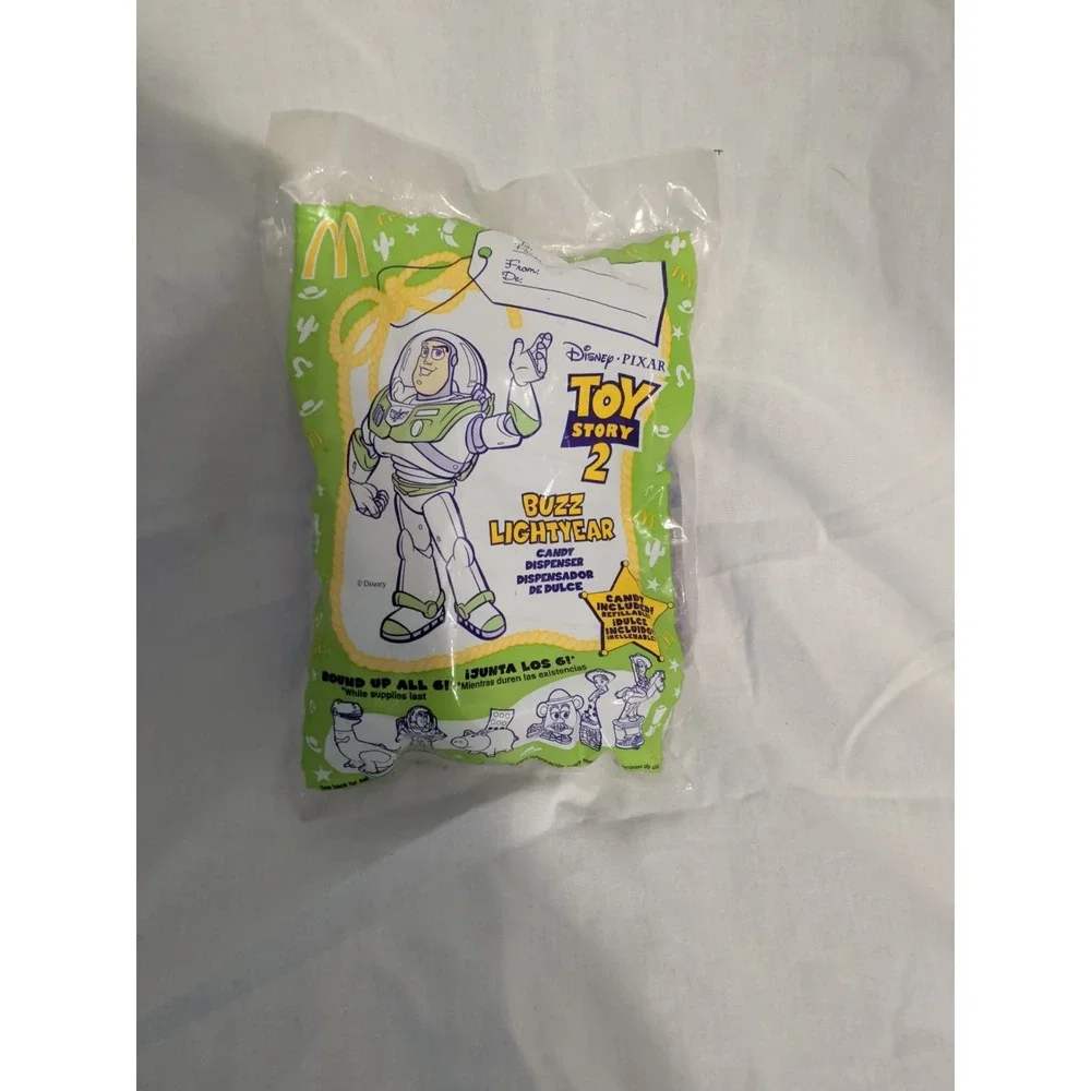 1999 McDonald's Toy Story 2 Candy Dispensers Lot  of 4 Bags New Old Stock Read